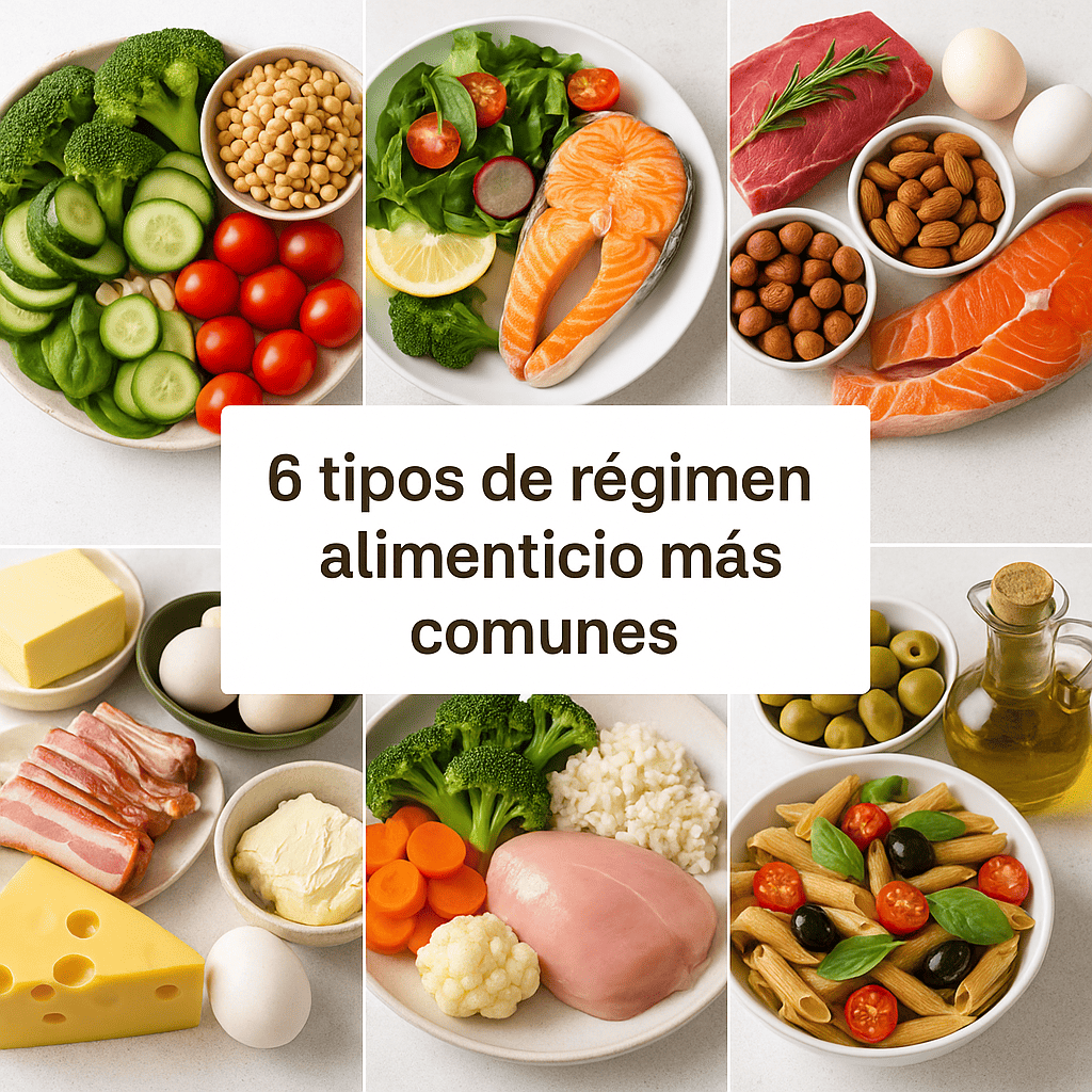tipos de régimen alimenticio